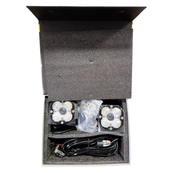 Лазерные фары JG-L030, 50 Вт, 12000 лм, 9-32 В, теплый белый свет, 2 шт, фото , изображение 7