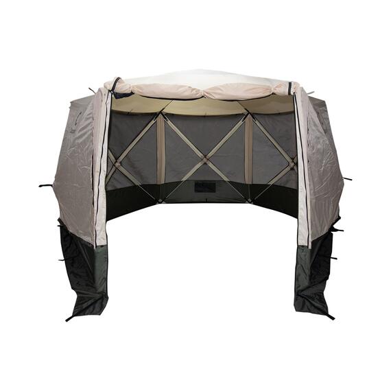 Шатер СЛЕДОПЫТ быстросборный, 6 стен, 3,35х3,85 м, h-2,25 м, S по полу 9,3 кв.м., фото 