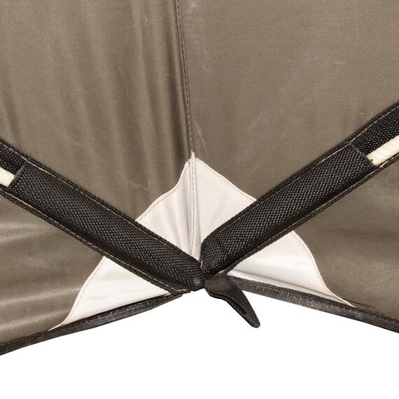 Шатер СЛЕДОПЫТ быстросборный, 6 стен, 3,35х3,85 м, h-2,25 м, S по полу 9,3 кв.м., фото , изображение 4