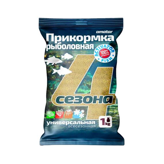 Прикормка VABIK Amatar Унивесальная всесезонная 1кг (4 сезона), фото , изображение 4