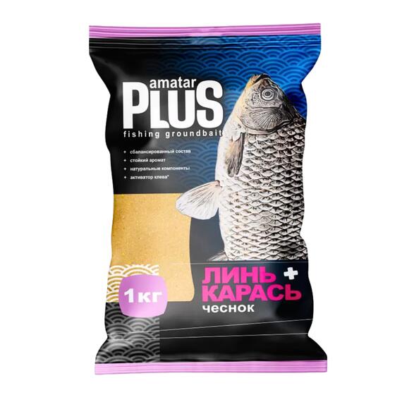 Прикормка VABIK Amatar PLUS Линь-Карась Чеснок 1кг, Вкус: Чеснок, Вид рыбы: Карась, Линь, фото , изображение 5
