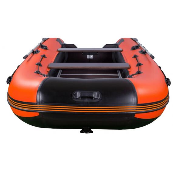 Надувная лодка RiverBoats RB 390 (Киль), Расцветка: оранжевый/черный, фото , изображение 4