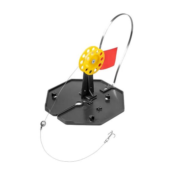 Набор жерлиц ТОНАР оснащенная на подставке ЖЗО-05 (d-210мм.катушка d-65мм) (10шт), фото , изображение 3