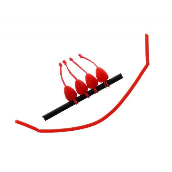 Коннектор для штекера FLAGMAN Dacron Connector красный XL 7х9мм, фото 