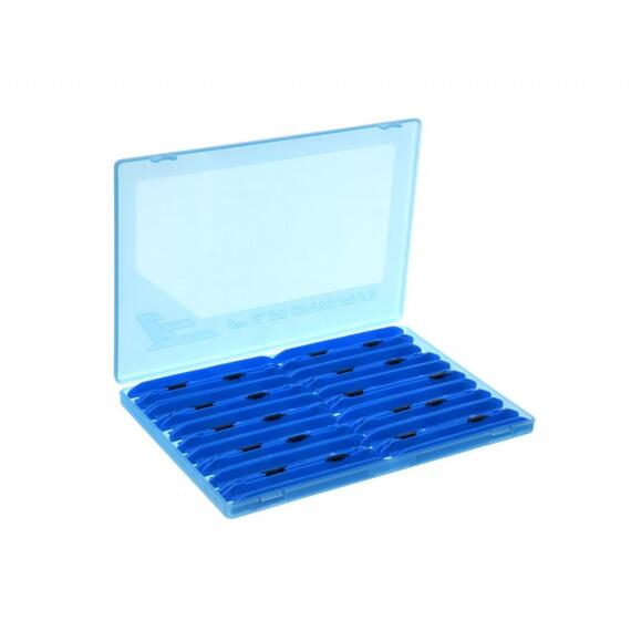 Мотовило FLAGMAN со скользащим фиксатором 13см в пластиковой коробке 20шт, Размер: 26 x 18 x 3 см, фото , изображение 2