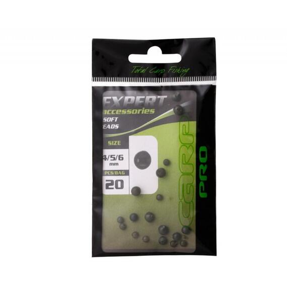 Набор бусин резиновых CARP PRO 4, 5, 6 мм (20 шт), фото , изображение 2