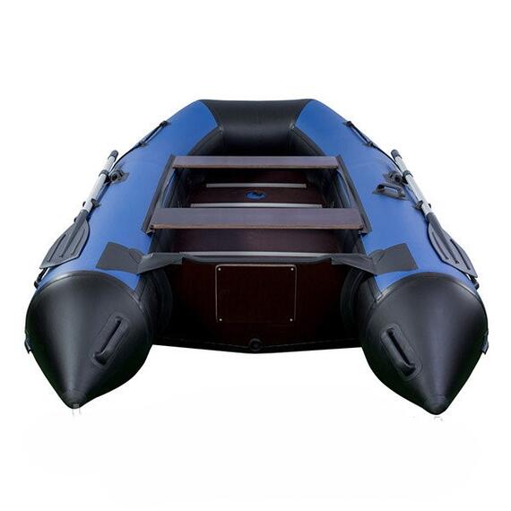 Надувная лодка RiverBoats RB 410, Расцветка: серый/черный, фото , изображение 2