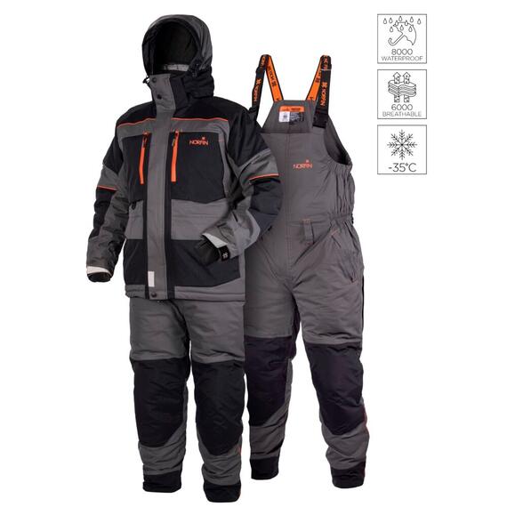 Костюм зимний Norfin DISCOVERY 3 GRAY, размер S, Размер: S, фото 