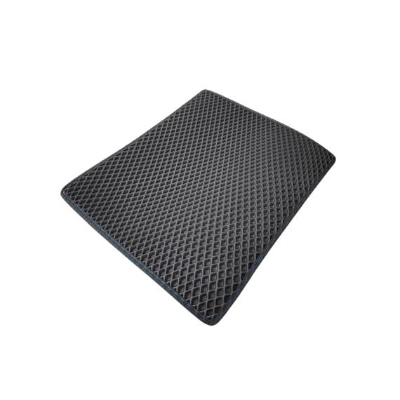 Коврик EVA для сушки посуды с кантом 40х50 см (графит), фото , изображение 8