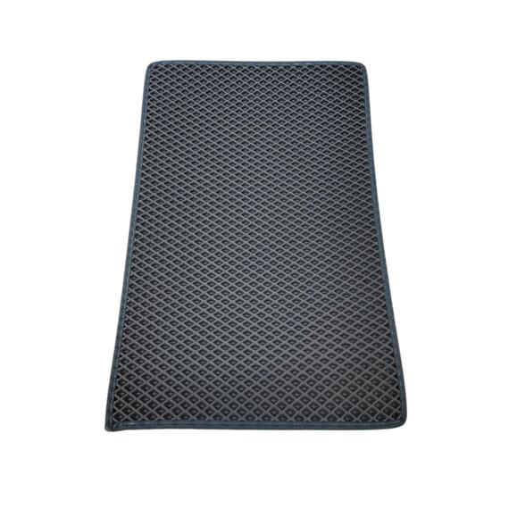 Придверный EVA коврик с кантом в прихожую 220x120 см графит, фото , изображение 7