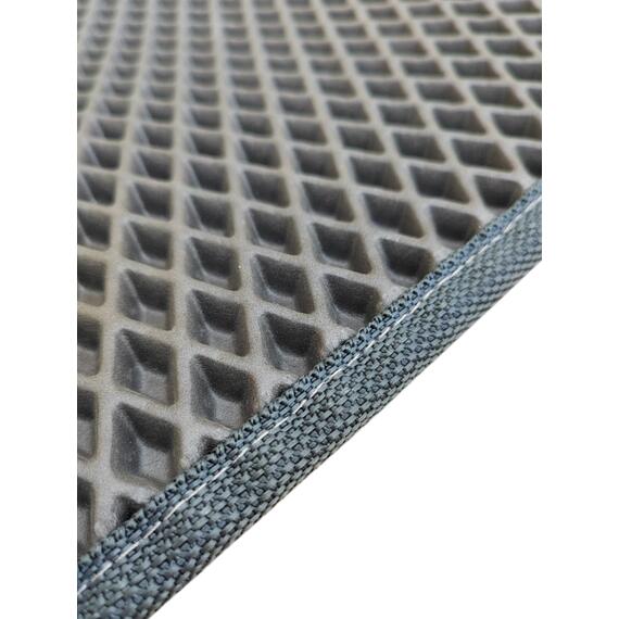 Придверный EVA коврик с кантом в прихожую 90x60 см графит, фото , изображение 7