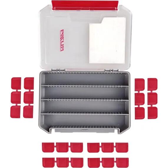 Коробка для приманок RUZZA 205x145x28мм, 24 перемычки, фото , изображение 5