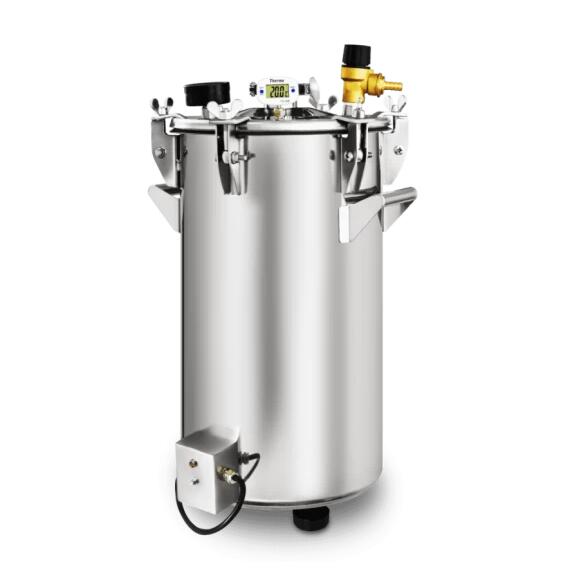 Автоклав Добрый Жар 2в1 17л классический с дистиллятором Феникс Народный New, фото , изображение 3