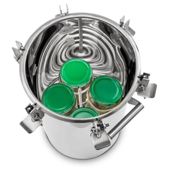 Автоклав Добрый Жар 2в1 17л классический с дистиллятором Феникс Народный New, фото , изображение 5