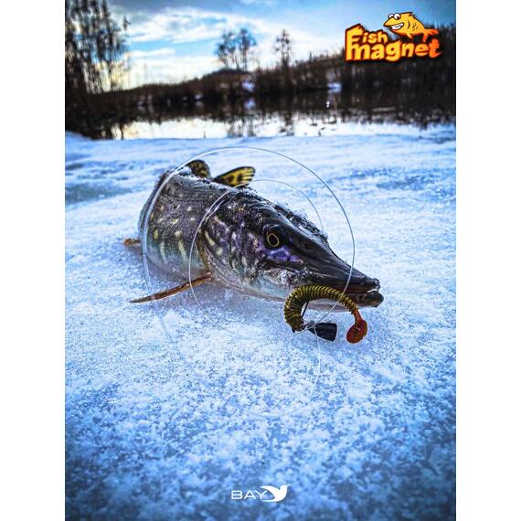 Силиконовая приманка Fish Magnet CHOPPY 2.5, съедобная, 63.5 мм, цвет 133, 8 шт для хищной рыбы, Цвет: 133, Вес: 0.4 г, фото , изображение 5