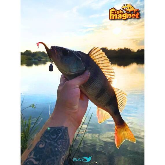 Силиконовая приманка Fish Magnet CHOPPY 3.5, съедобная, 88.9 мм, цвет 131, 6 шт для хищной рыбы, Цвет: 131, Вес: 0.4 г, фото , изображение 7