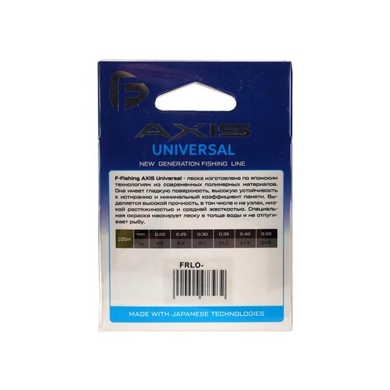 Леска F-FISHING Axis Universal Line Olive 100м 0,50мм 24,5кг 54lb, фото , изображение 2