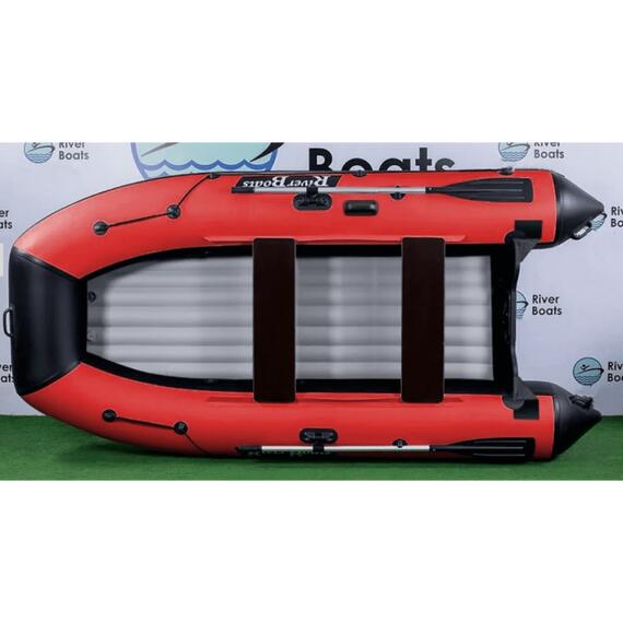 Надувная лодка RiverBoats RB 350 НДНД (черно-красный), Цвет: черно-красный, Материал: 900 гр/м2, фото 