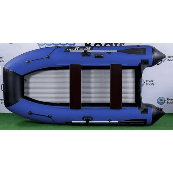 Надувная лодка RiverBoats RB 350 НДНД (черно-синий), Цвет: черно-синий, Материал: 900 гр/м2, фото 