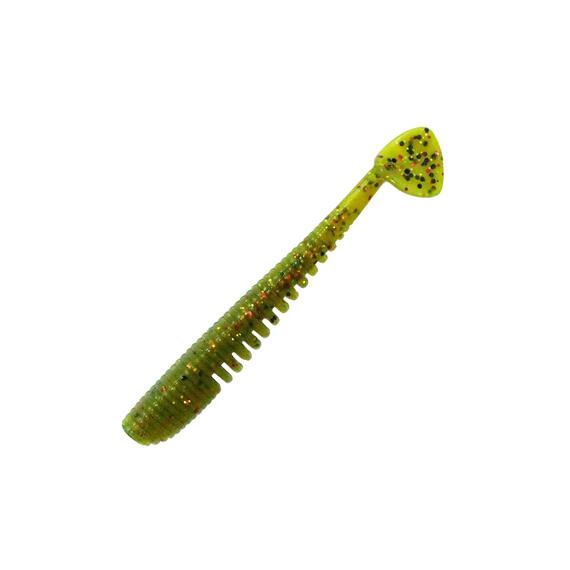 Силиконовая приманка мягкая съедобная Fish Magnet Alpha 3.5" (88,9 мм), цвет 123, 6 шт на рыбалку для щуки и судака, Цвет: 123, Вес: 4.1 г, фото , изображение 5