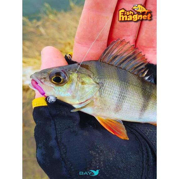 Силиконовая приманка пассивная съедобная Fish Magnet BITA 1.6" (40.1 мм), цвет 125, 14 шт на рыбалку для окуня, Цвет: 125, Вес: 0.4 г, фото , изображение 6