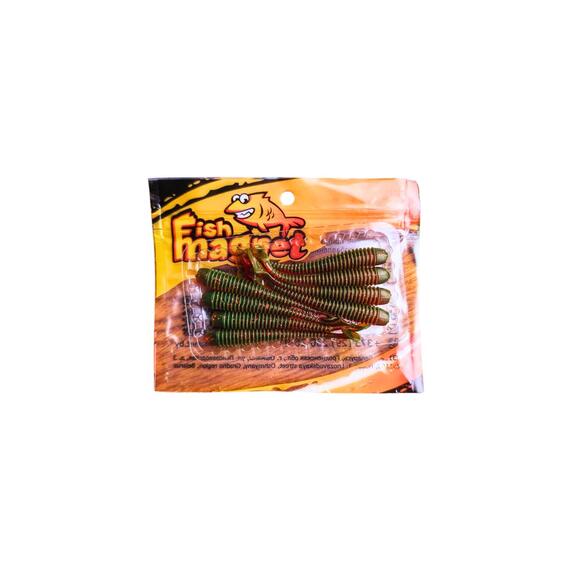 Силиконовая приманка Fish Magnet CHOPPY 3.5, съедобная, 88.9 мм, цвет 001, 6 шт для хищной рыбы, Цвет: 001, Вес: 0.4 г, фото , изображение 9