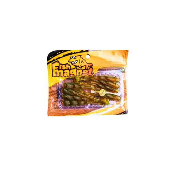 Силиконовая приманка Fish Magnet CHOPPY 3.5, съедобная, 88.9 мм, цвет 002, 6 шт для хищной рыбы, Цвет: 002, Вес: 0.4 г, фото , изображение 9