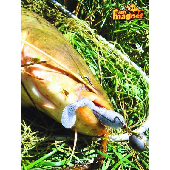 Силиконовая приманка Fish Magnet CHOPPY FAT 2.3", съедобная, 58.4 мм, цвет 131, 10 шт для хищной рыбы, Цвет: 131, Вес: 0.4 г, фото , изображение 5