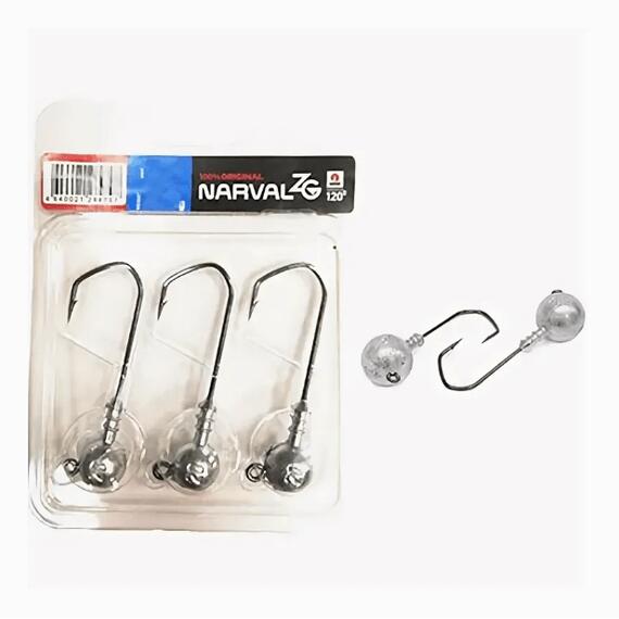 Джиг-головки Narval ZG 120 5/0 52g (3 шт.), фото , изображение 2