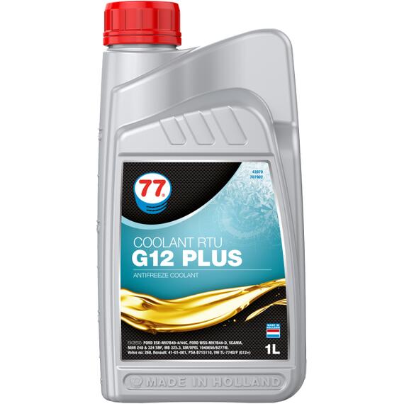 Антифриз-концентрат красный G12 PLUS 1 л (77 Lubricants), фото 