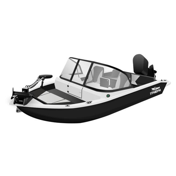 Алюминиевая лодка Триера 420 Боурайдер, фото 