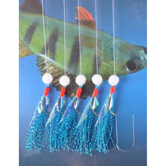 Снасть спиннинговая FLAGMAN Perch Killer с лепестком 100cm blue, фото , изображение 2