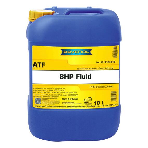 Трансмиссионное масло RAVENOL ATF 8 HP Fluid (10л), Объем, л: 10, фото 