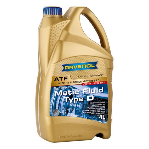 Трансмиссионное масло RAVENOL ATF Matic Fluid Type D (4л), фото 
