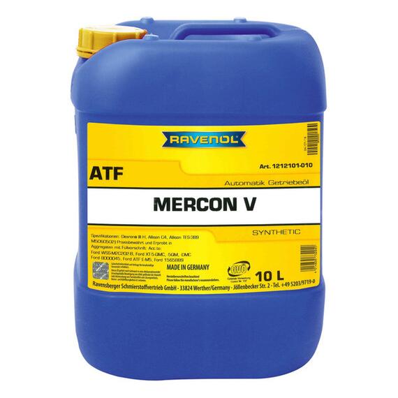 Трансмиссионное масло RAVENOL ATF Mercon V (10л), фото 