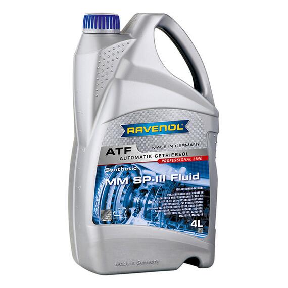Трансмиссионное масло RAVENOL ATF MM SP-III Fluid (4л), Цвет: красный, Объем, л: 4, фото 