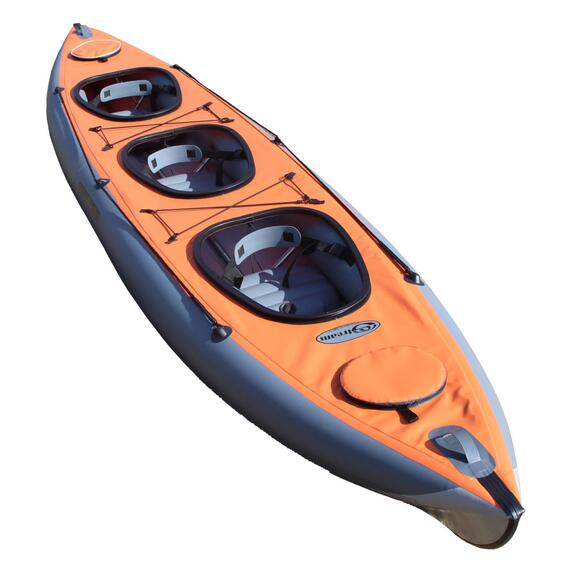 Байдарка надувная Хатанга 3 Travel, Расцветка: оранжевый, Количество пассажиров: 3, фото 