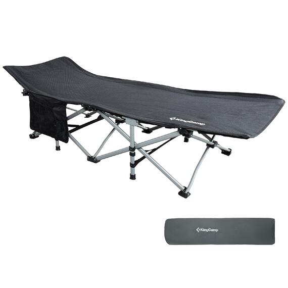 Складная кровать KingCamp Deluxe Folding bed 8007 Black, фото 