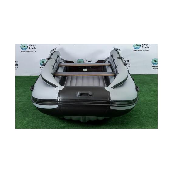 Надувная лодка RiverBoats RB 410 НДНД Фальшборт (черно-красный), Цвет: черно-красный, фото , изображение 4