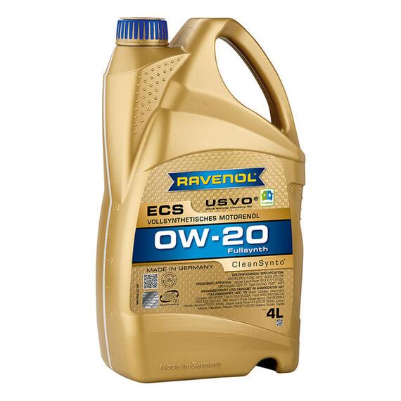 Моторное масло RAVENOL ECS EcoSynth SAE 0W-20 (4л), фото 