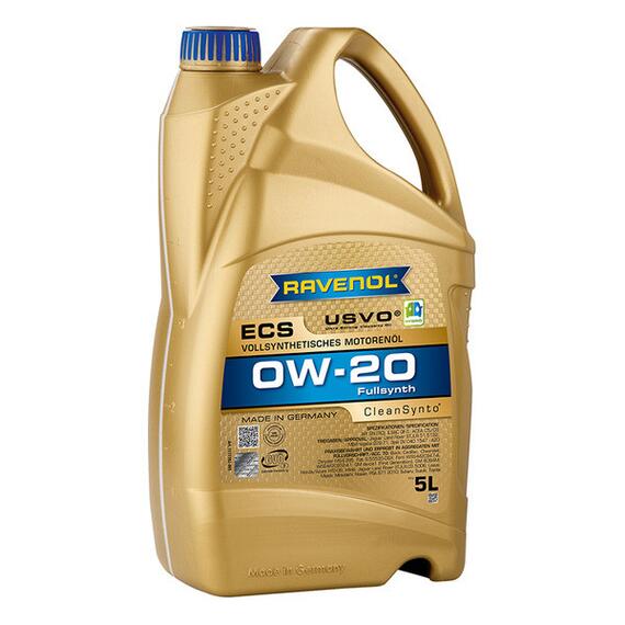 Моторное масло RAVENOL ECS EcoSynth SAE 0W-20 (5л), фото 