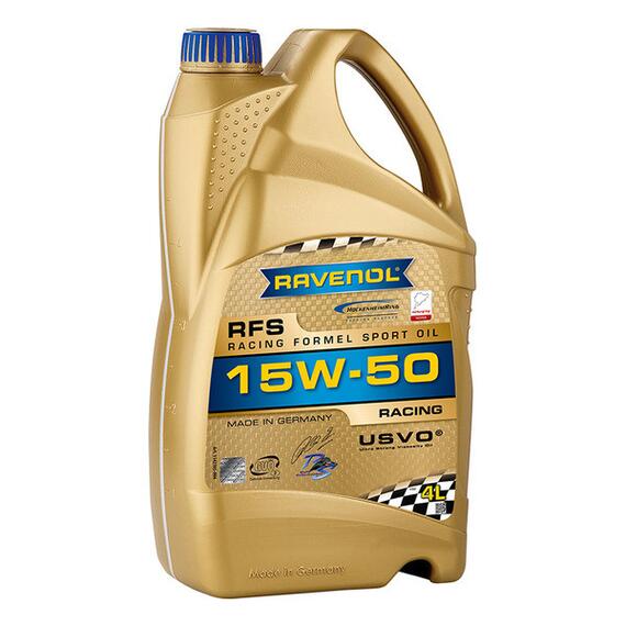 Моторное масло RAVENOL RFS SAE 15W-50 (4л), Объем, л: 4, фото 