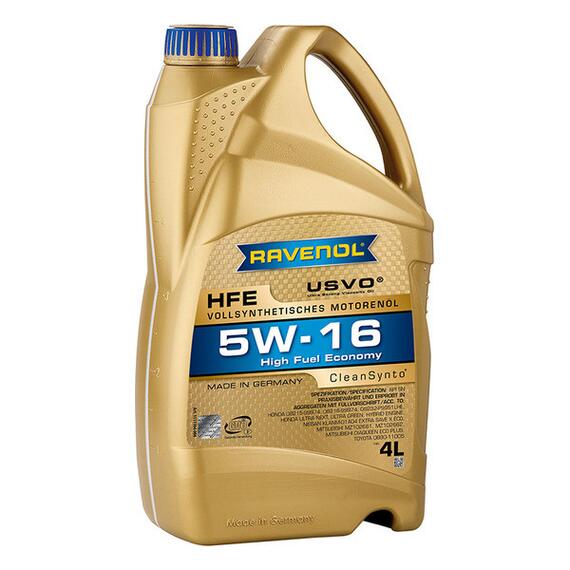 Моторное масло RAVENOL High Fuel Economy HFE SAE 5W-16 (4л), Объем, л: 4, фото 