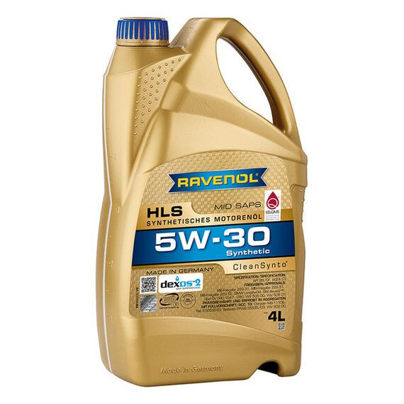 Моторное масло RAVENOL HLS SAE 5W-30 (4л), Объем, л: 4, фото 