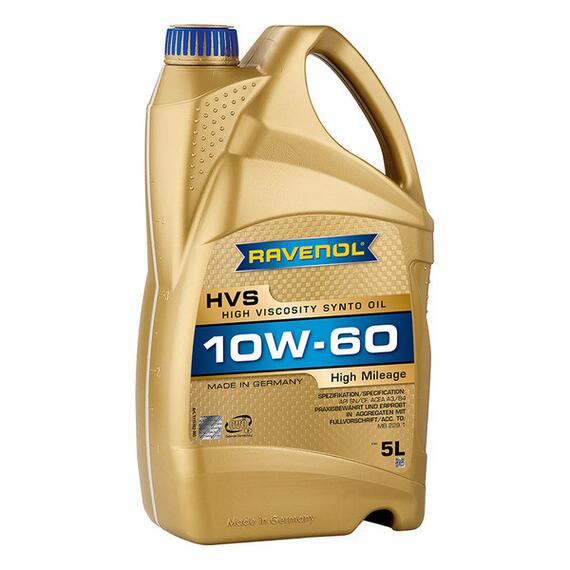Моторное масло RAVENOL HVS High Viscosity Synto Oil SAE 10W-60 (5л), Объем, л: 5, фото 