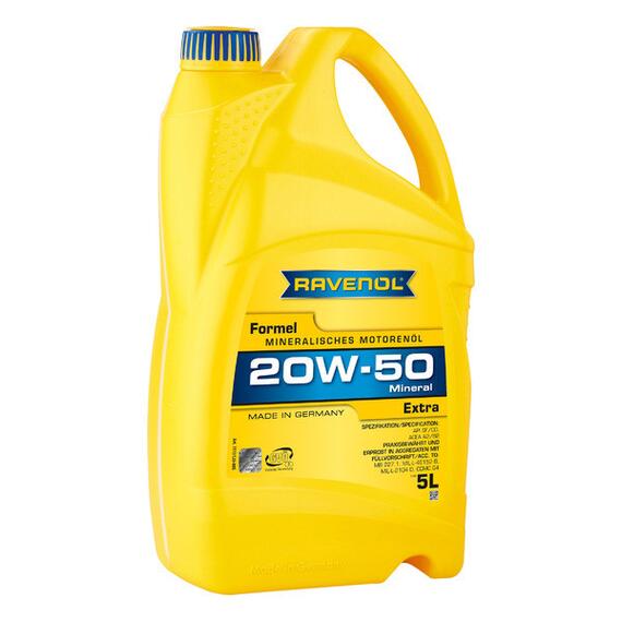 Моторное масло RAVENOL Formel Extra SAE 20W-50 (5л), фото 