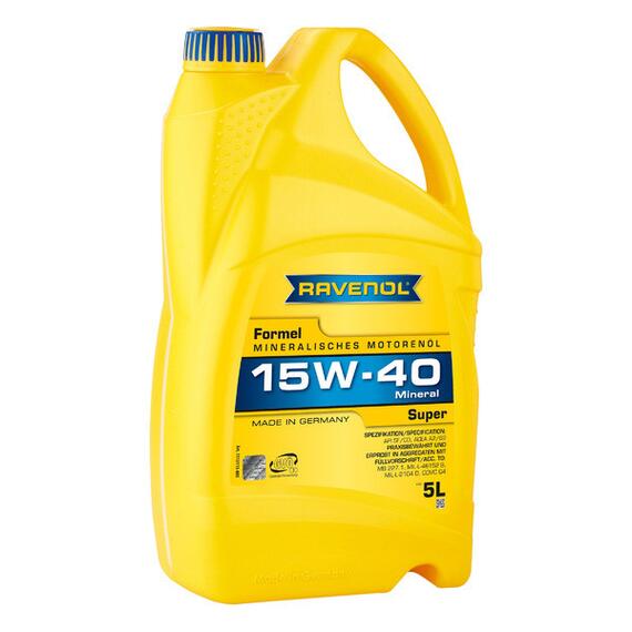Моторное масло RAVENOL Formel Super SAE 15W-40 SF-CD (5л), фото 