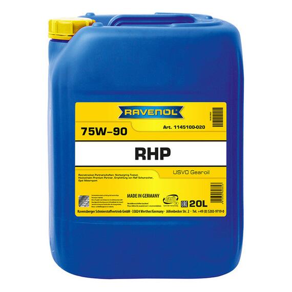 Трансмиссионное масло RAVENOL RHP Racing High Performance Gear SAE 75W-90 (20л), фото 