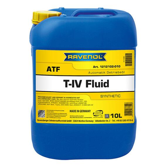 Трансмиссионное масло RAVENOL ATF T-IV Fluid (10л), фото 