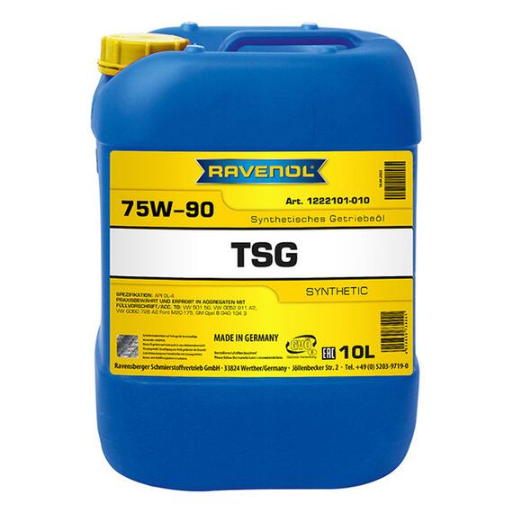 Трансмиссионное масло RAVENOL TSG SAE 75W-90 GL-4 (10л), фото 